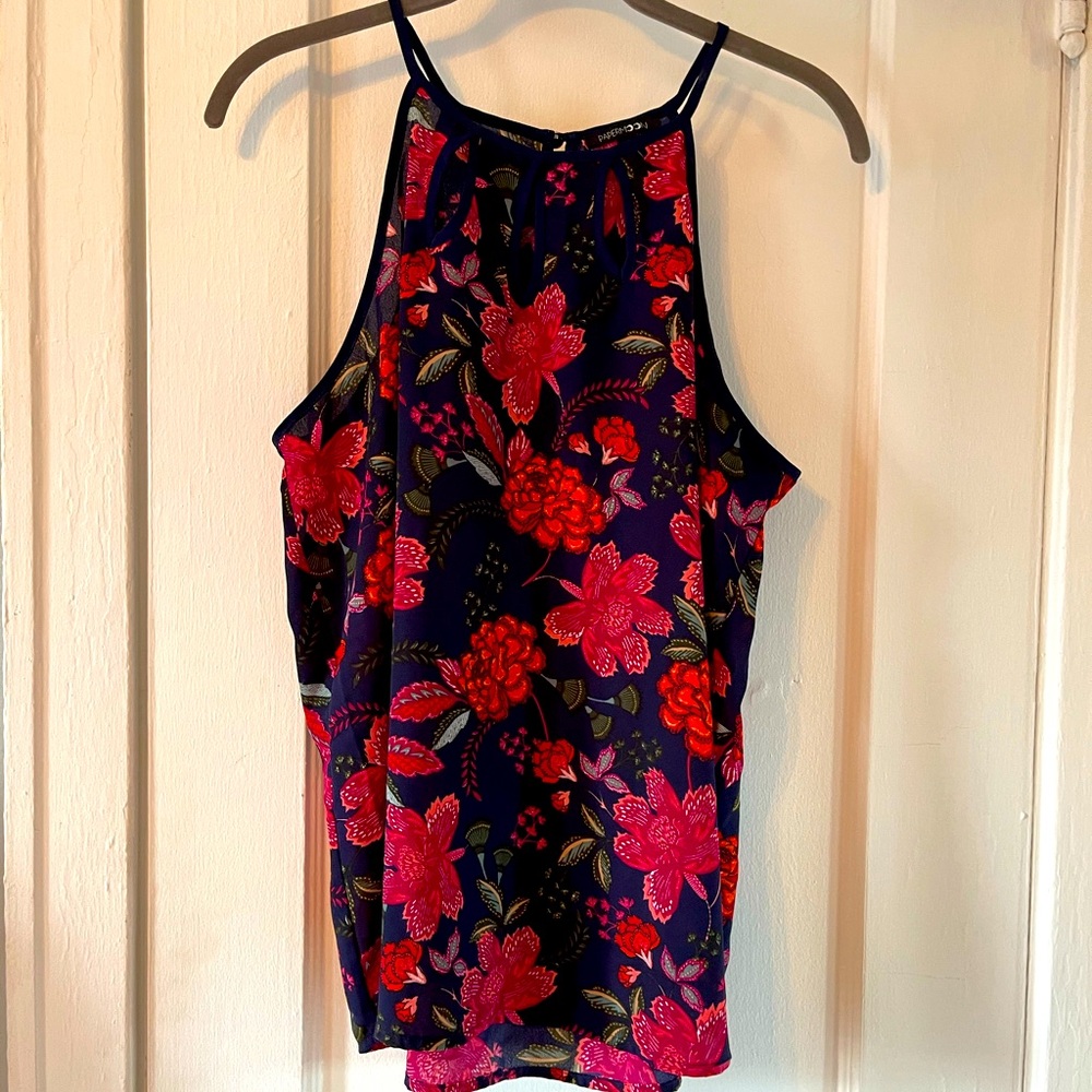 Papermoon High Neck Paisley Tank top